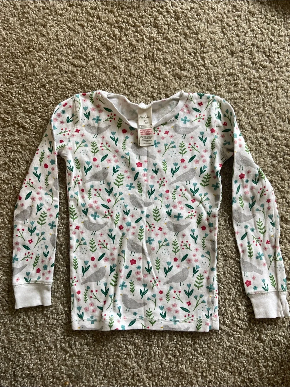 Mini Boden long sleeve pajama top